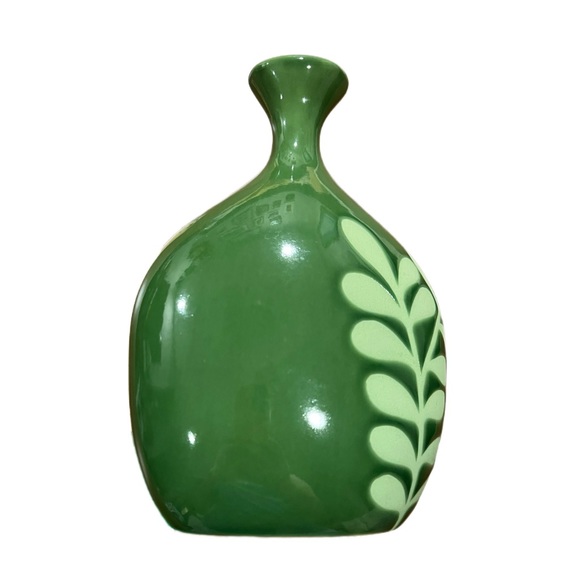 Crate&Barrel Accents Mcminspired Cratebarrel Green Bud Vase With